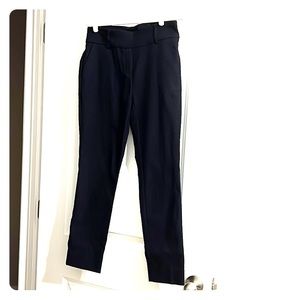 Navy blue, ankle length Pants